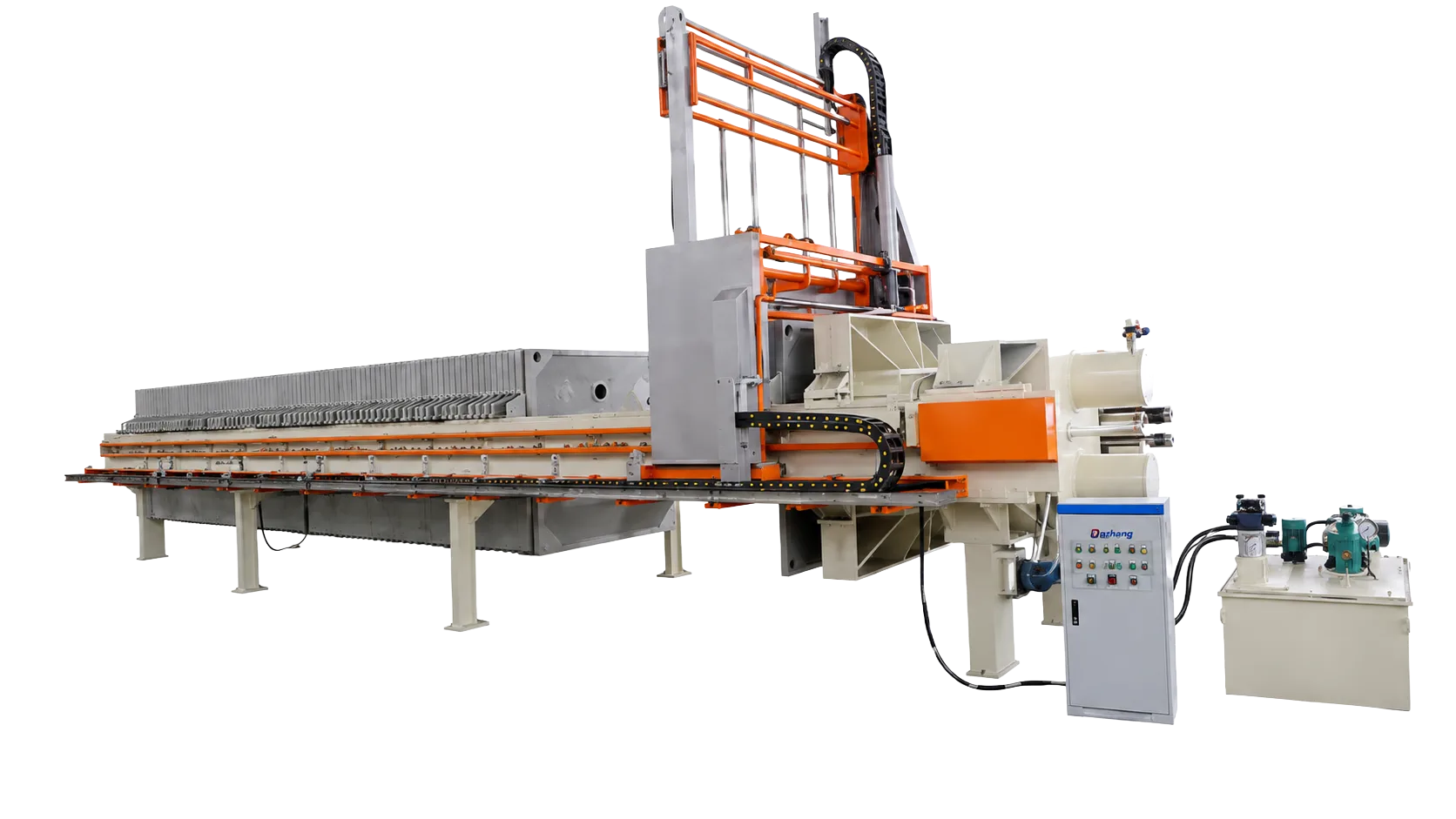 Mesin Filter Press Full Automatic Gantry Robot Unmanned Operation dan Auto Cloth Washing Hydrovia