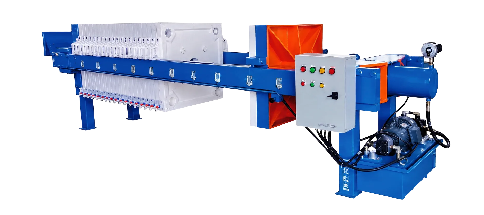 Mesin Filter Press Hidrolik Industri Hydrovia — PT. Yuan Adam Energi